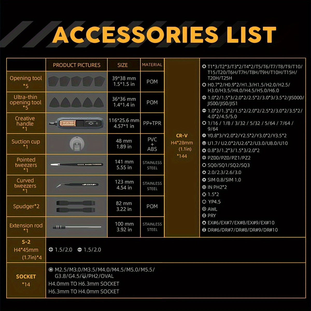 VMAN S180 Precision Screwdriver Kit
