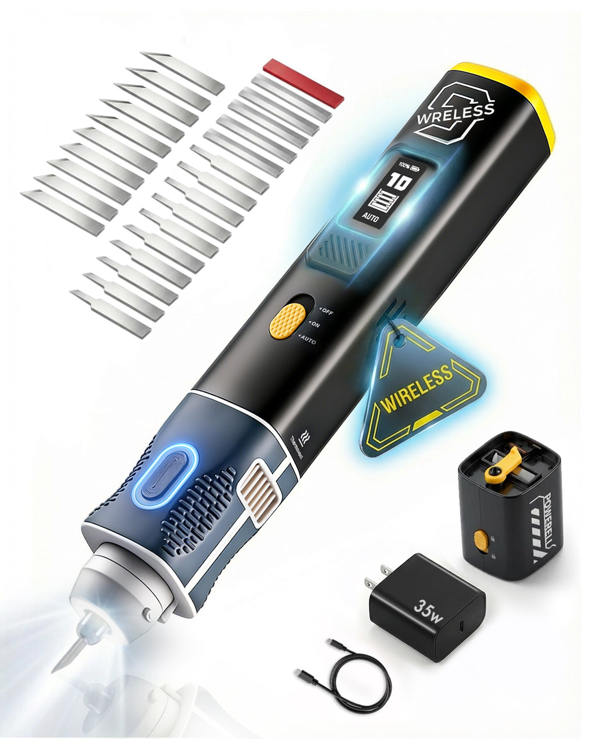VMAN Y09 Wireless Ultrasonic Cutter Kit