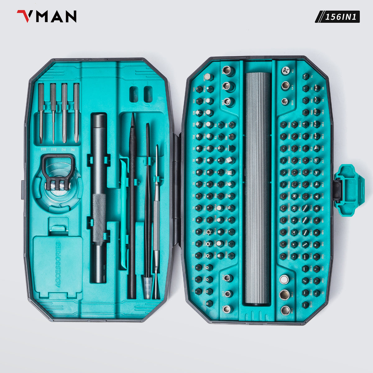 VMAN M156 Precision Electric Screwdriver Kit