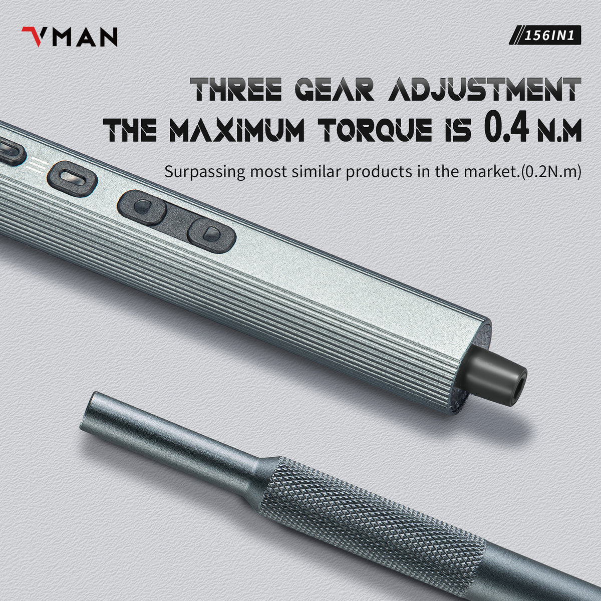 VMAN M156 Precision Electric Screwdriver Kit