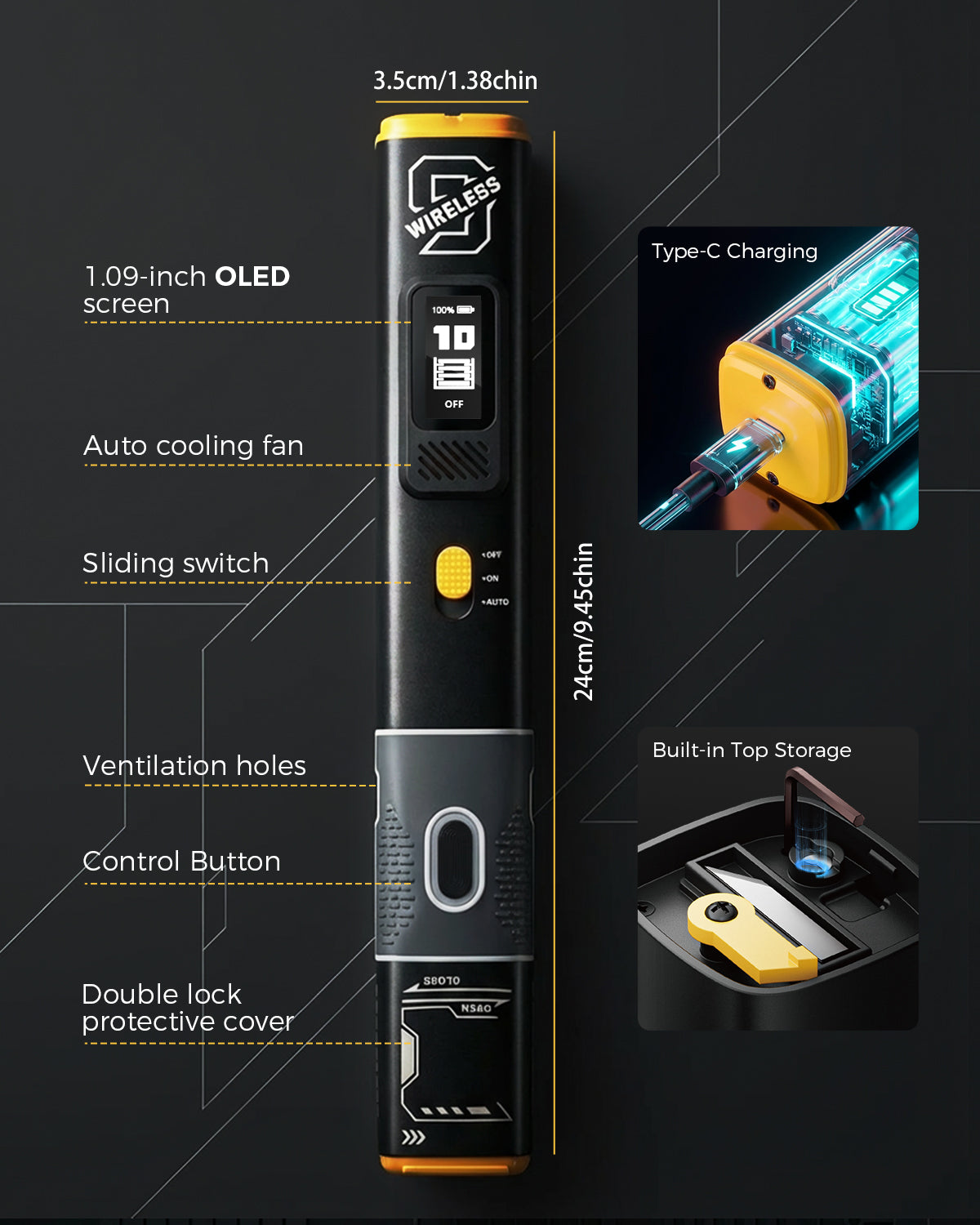 VMAN Y09 Wireless Ultrasonic Cutter Kit
