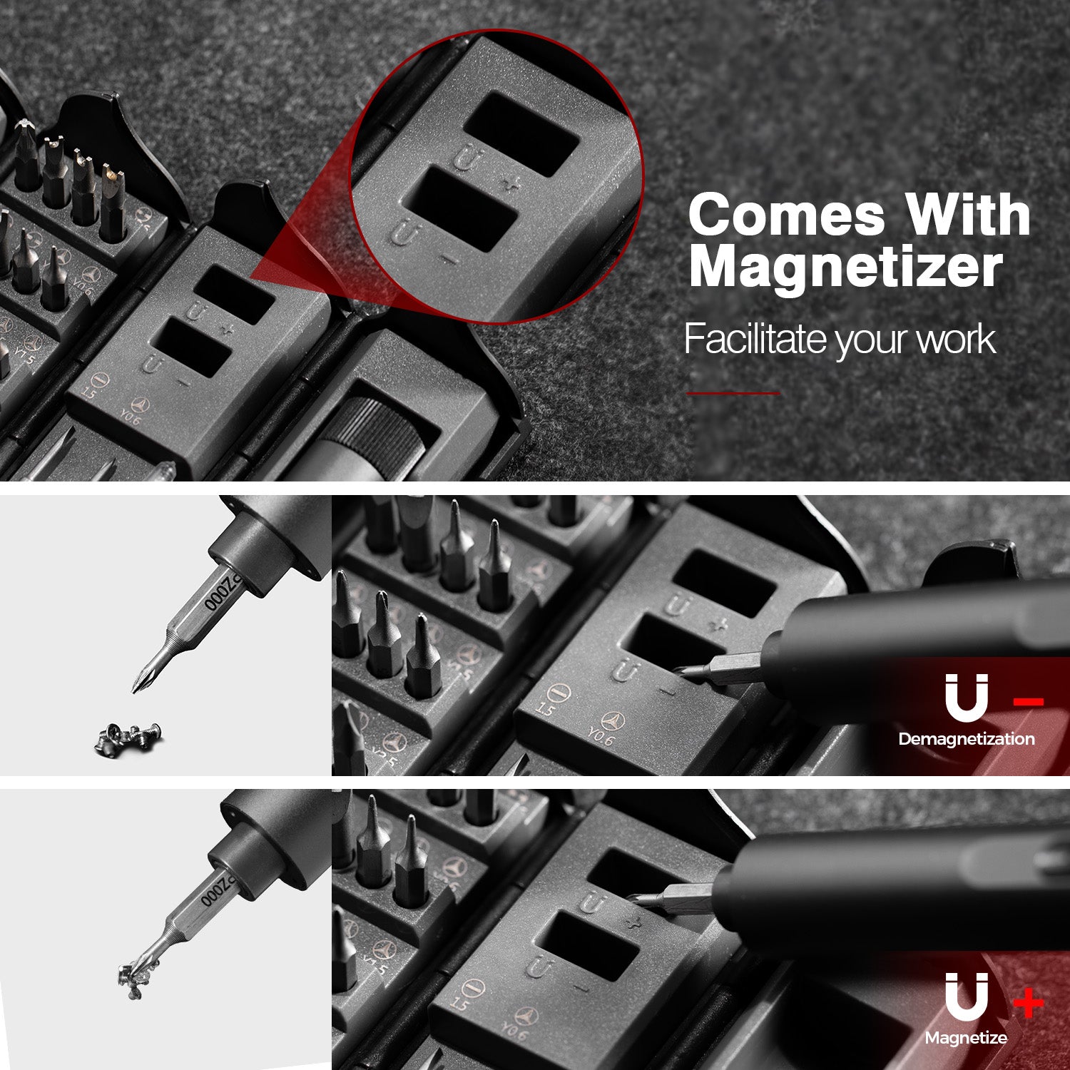 VMAN S138 Precision Electric Screwdriver Kit
