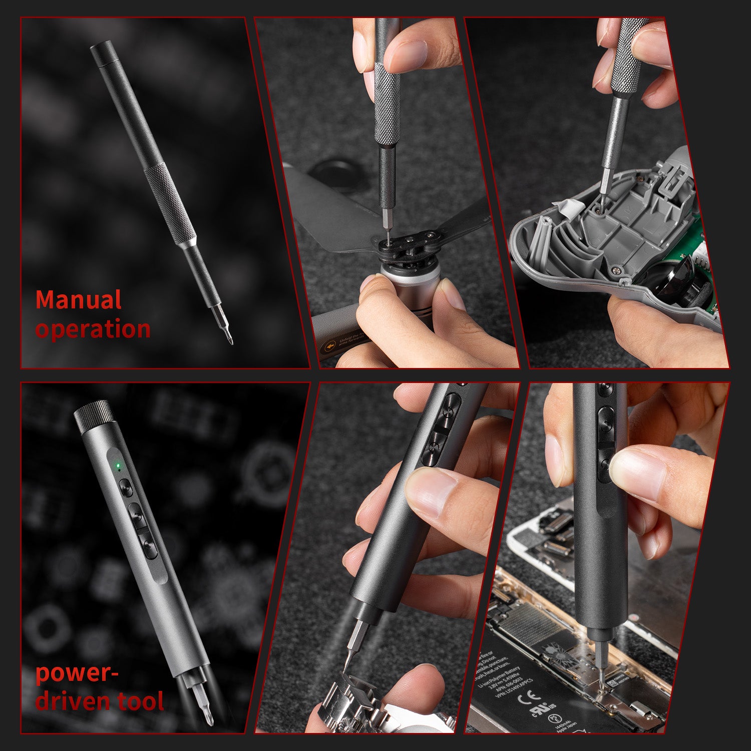 VMAN S138 Precision Electric Screwdriver Kit