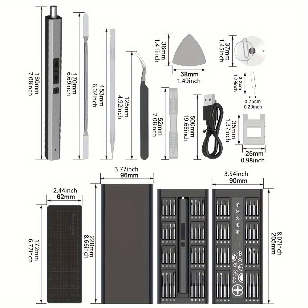 VMAN W82 Precision Electric Screwdriver Kit