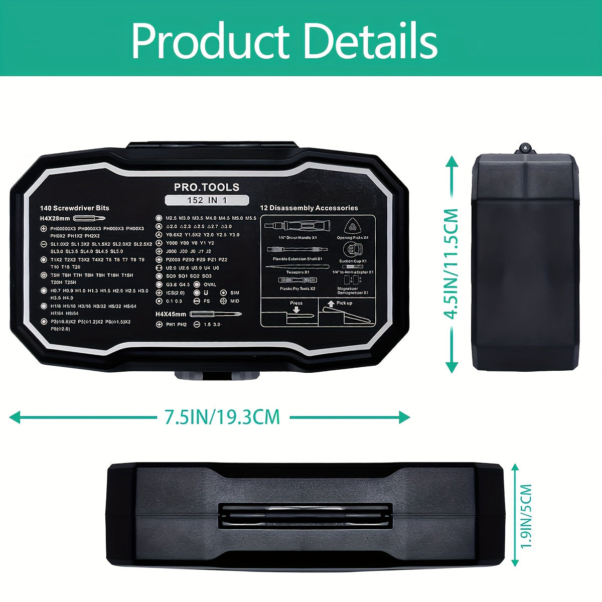 VMAN M152 Precision Screwdriver Kit