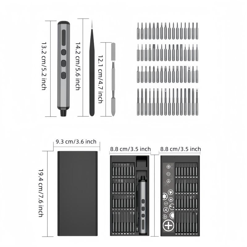 VMAN P68 Precision Electric Screwdriver Kit