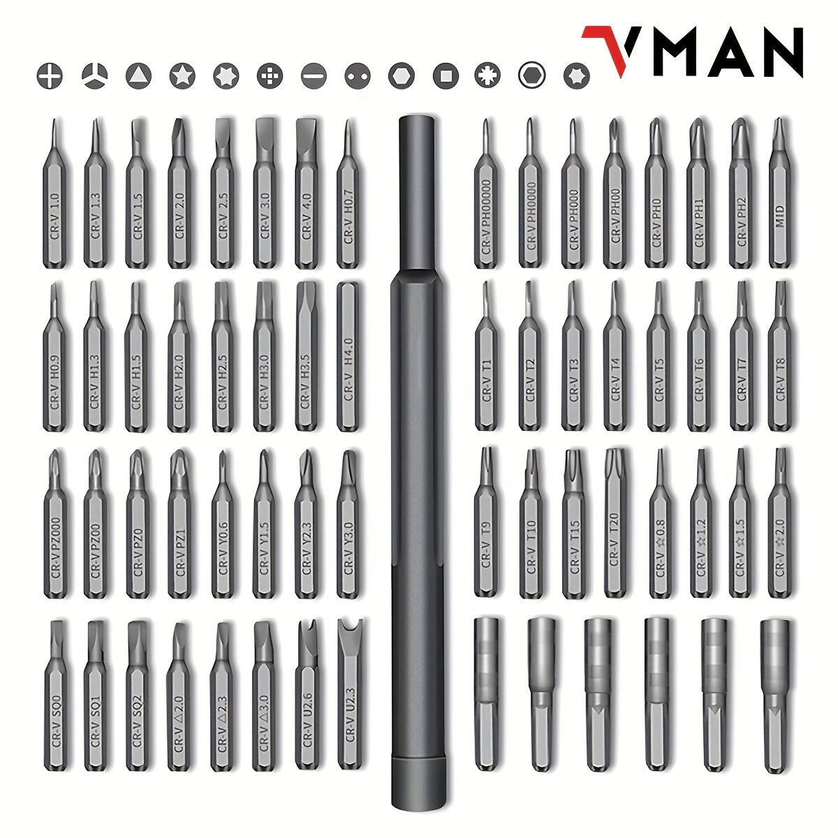 VMAN C63 Precision Screwdriver Kit