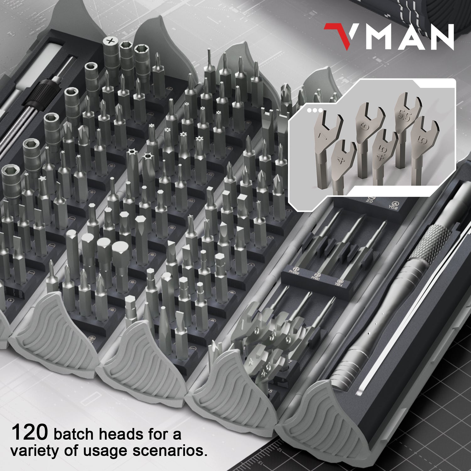 VMAN L128 Precision Screwdriver Kit