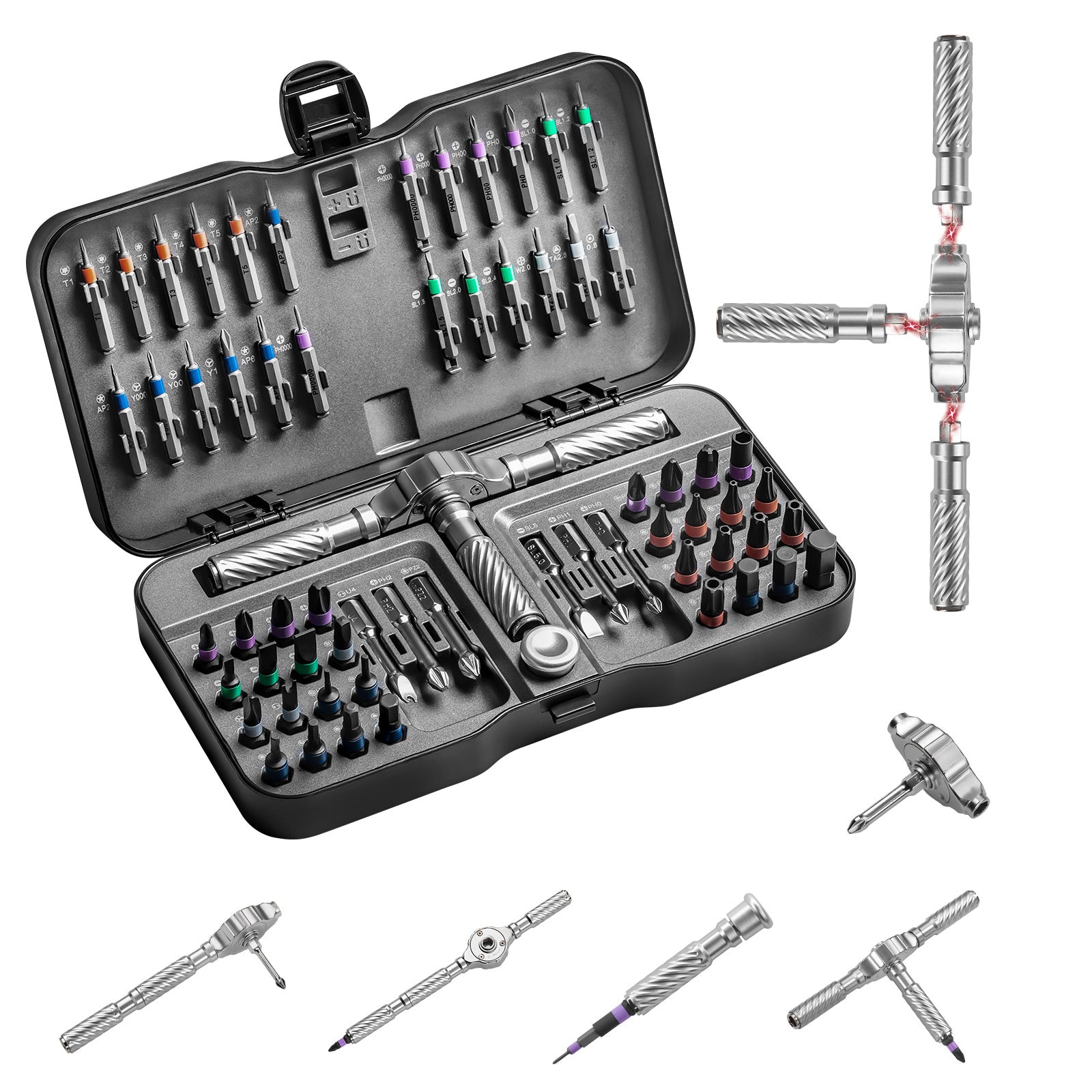 VMAN P66 Ratchet Screwdriver Kit