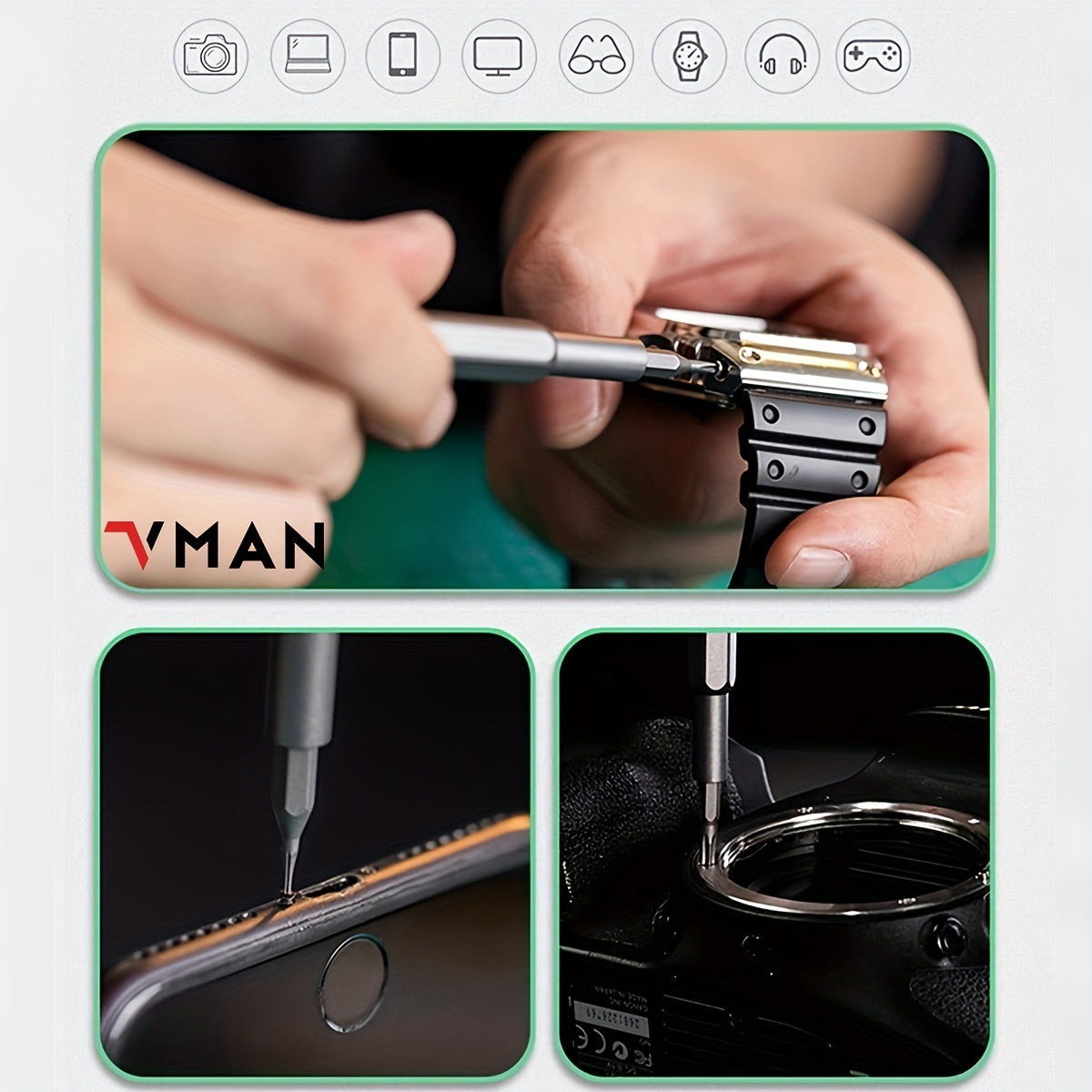 VMAN C63 Precision Screwdriver Kit