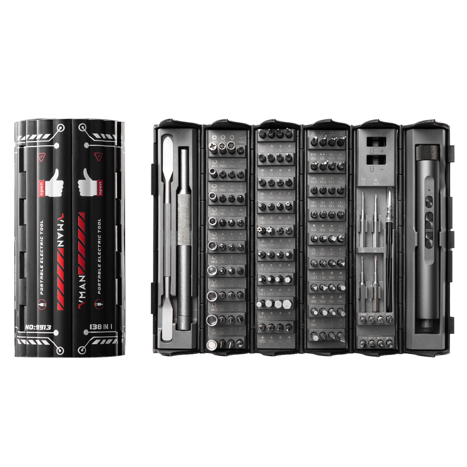 VMAN S138 Precision Electric Screwdriver Kit