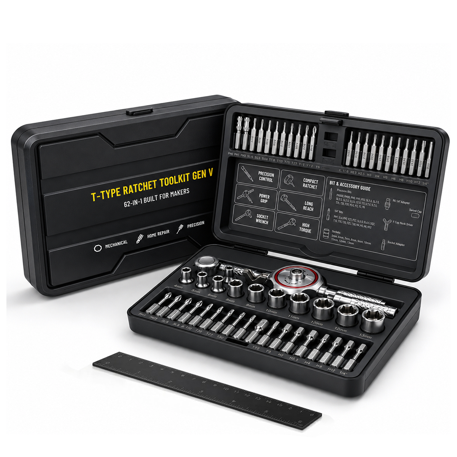 VMAN P62 Ratchet Screwdriver Kit