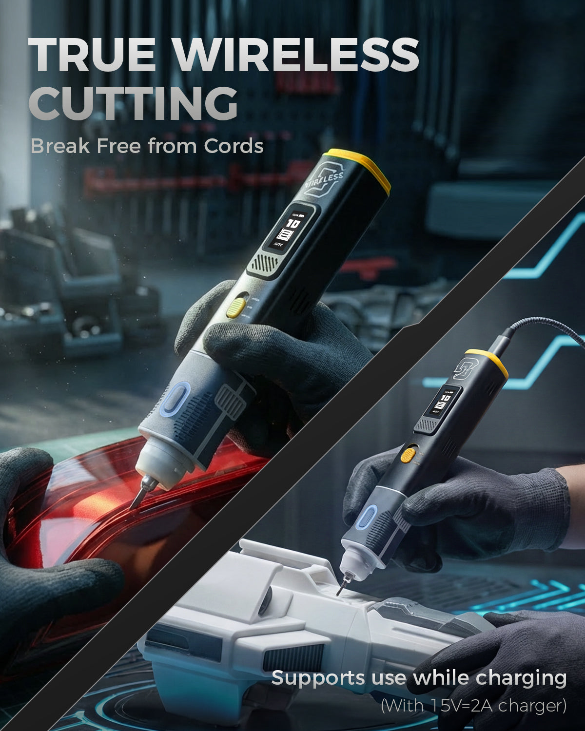 VMAN Y09 Wireless Ultrasonic Cutter Kit
