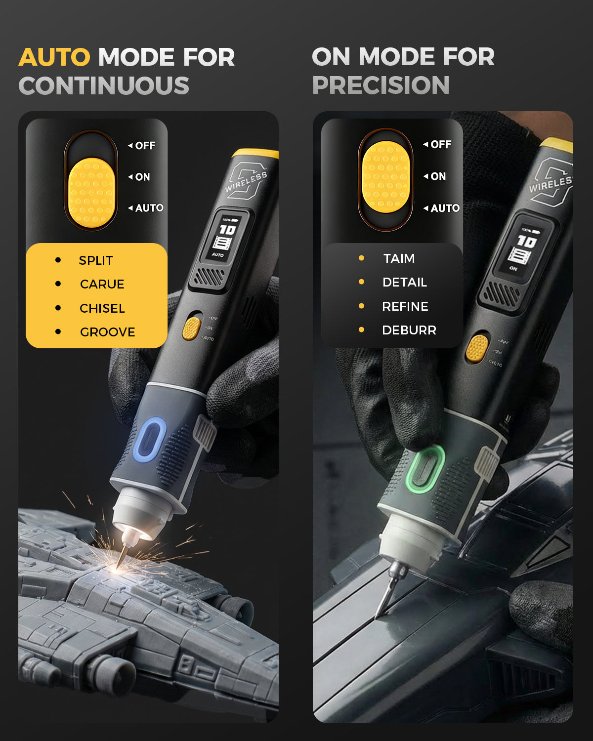 VMAN Y09 Wireless Ultrasonic Cutter Kit