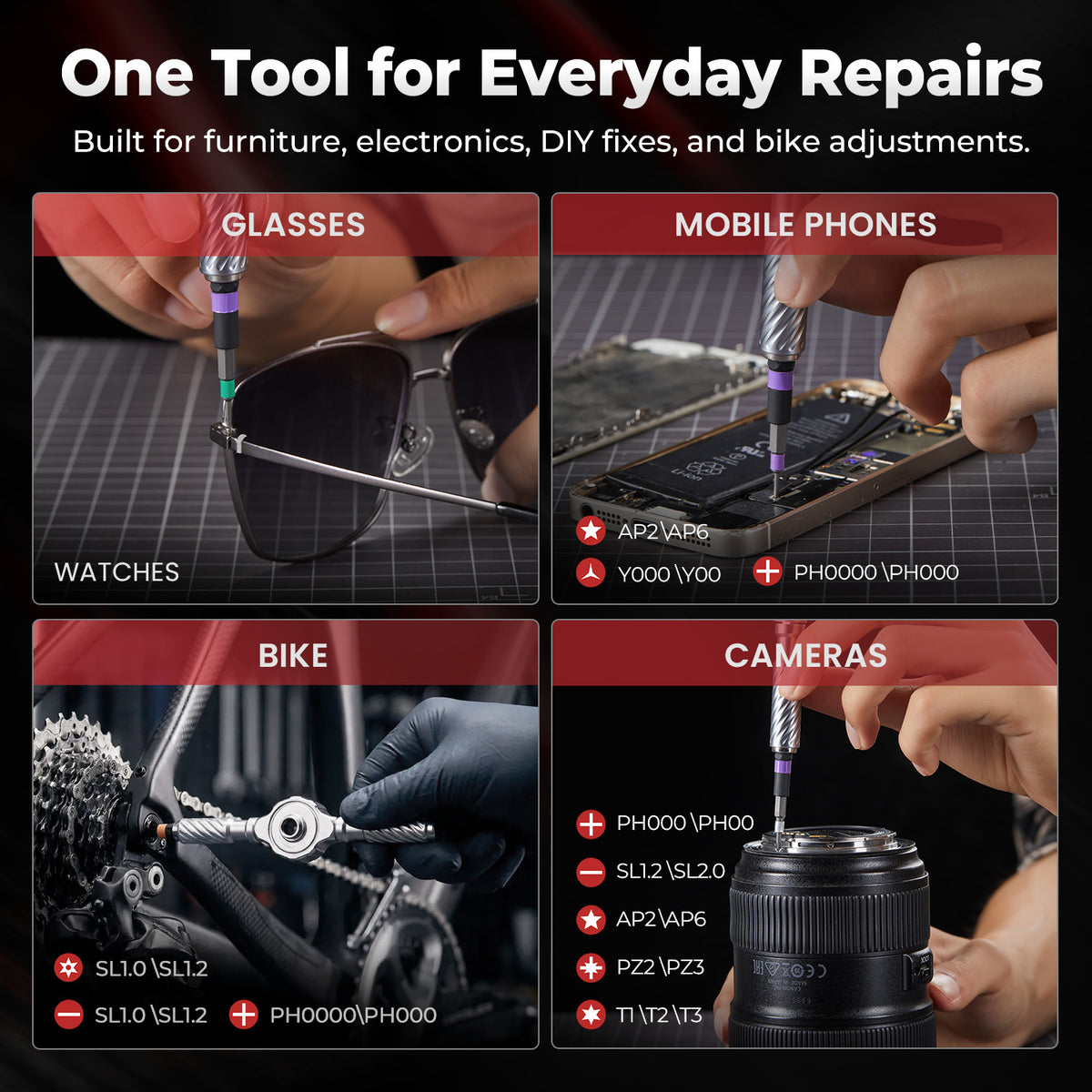VMAN P100 Ratchet Screwdriver Kit