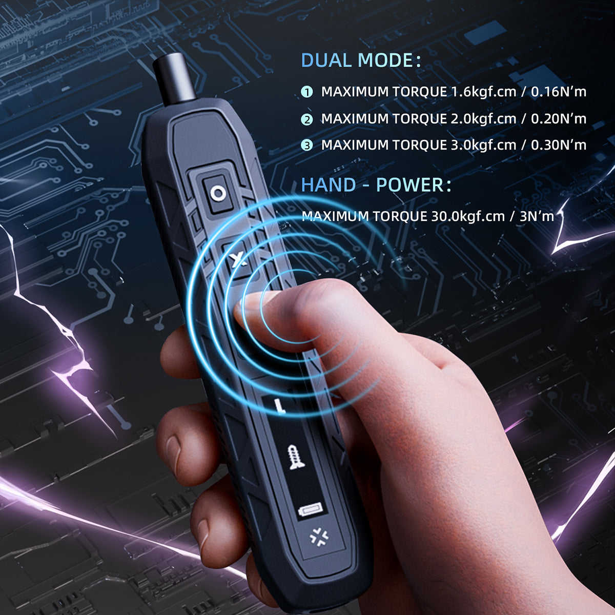 VMAN W180 Precision Electric Screwdriver Kit