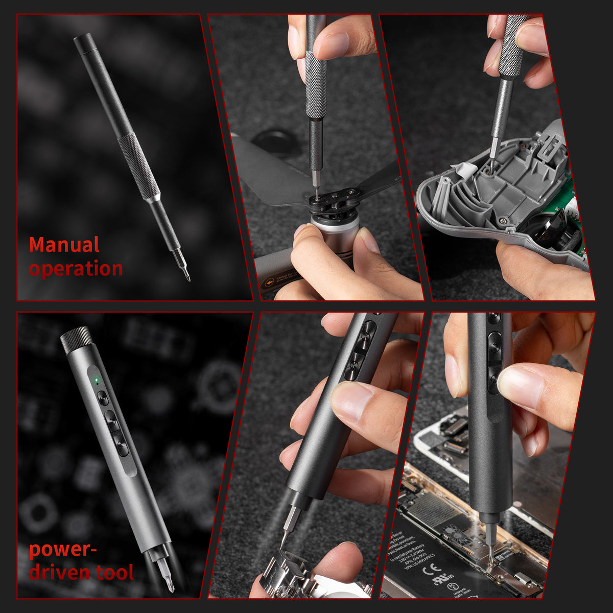 VMAN S138 Precision Electric Screwdriver Kit