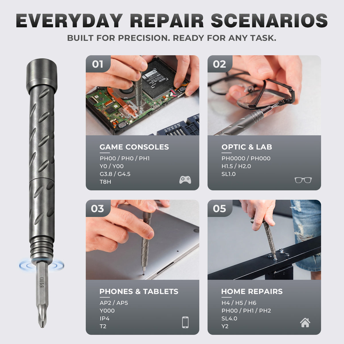 VMAN S55 Precision Screwdriver Kit-CubeFIX