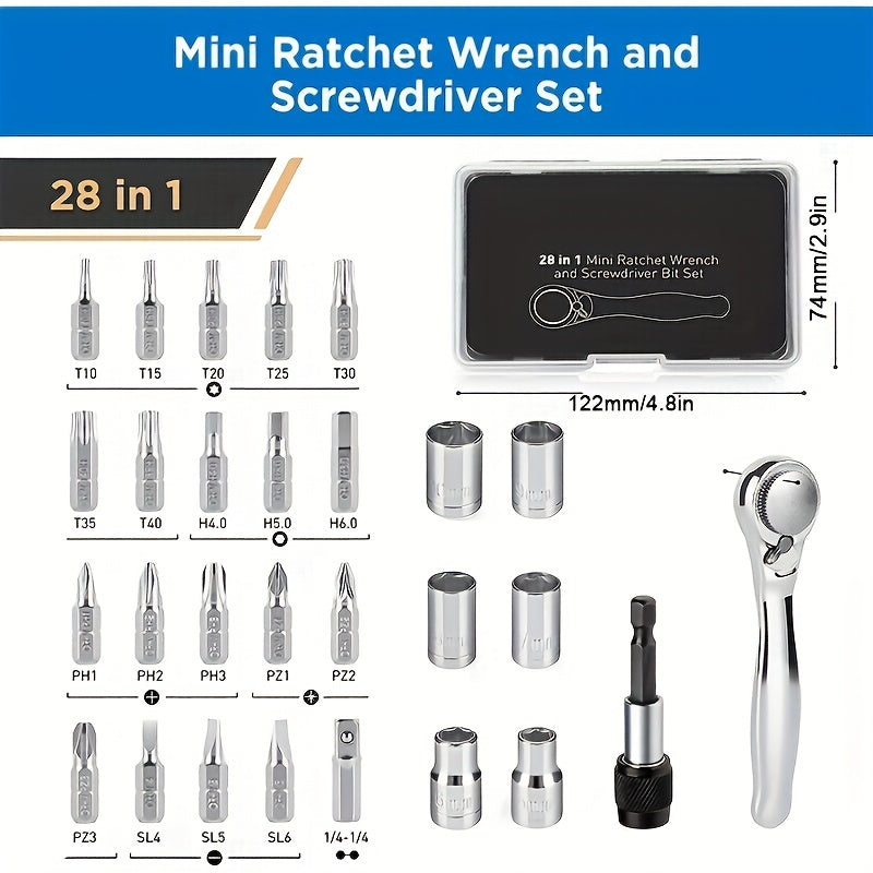VMAN P28 Ratchet Socket Driver Kit