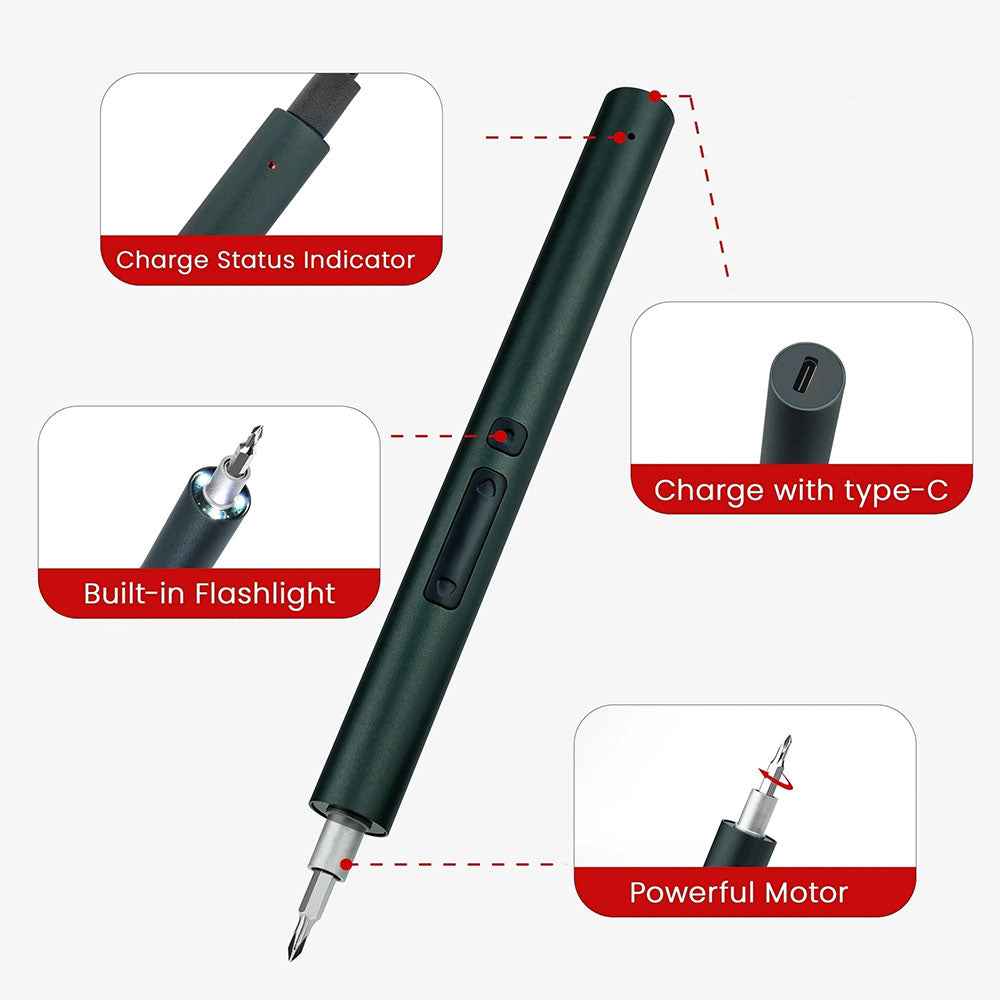 VMAN M142 Precision Electric Screwdriver Kit